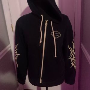 Y2K Harley Davidson zip up jacket